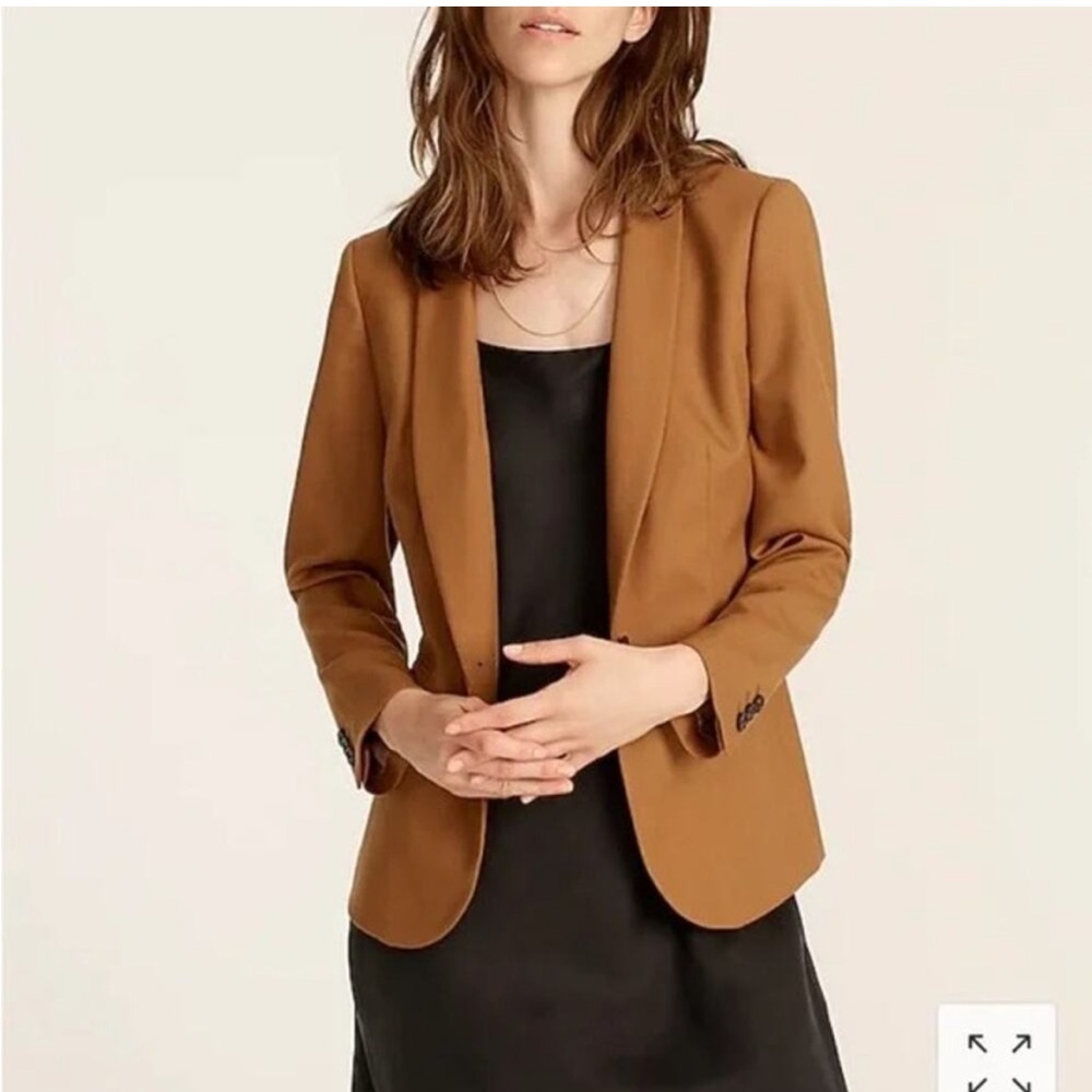 J Crew Parke blazer size 6 warm camel